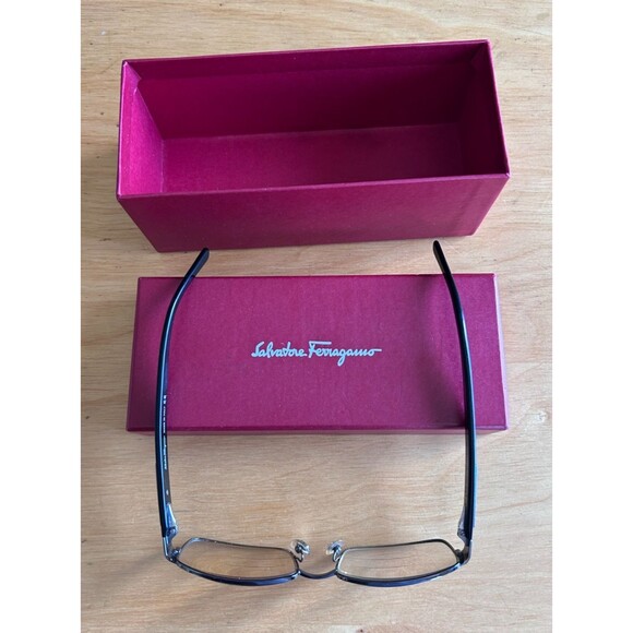 SALVATORE FERRAGAMO 1805 821 Black Glasses Frames Italy 52-17-140 Trifocal Lens main image 4